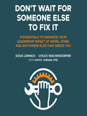 cover image of Don't Wait For Someone Else to Fix It